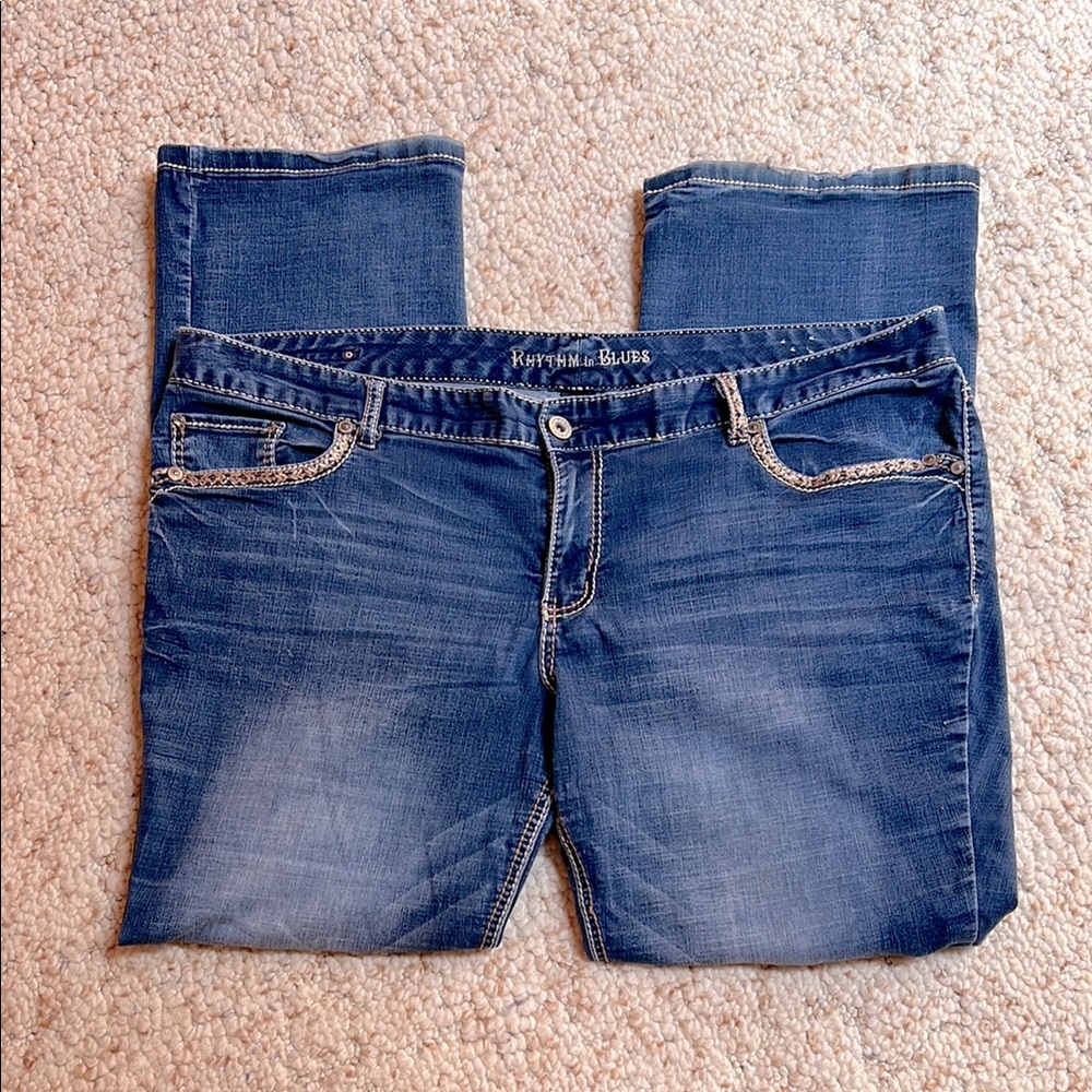 Rhythm in Blues Size 22 Regular Women’s Bootcut Jeans